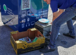 Descarte de eletroeletrônicos em ponto de entrega voluntária no DF