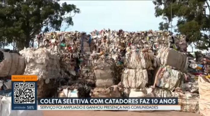 Coleta Seletiva com Cooperativas de Catadores Completa 10 Anos no DF